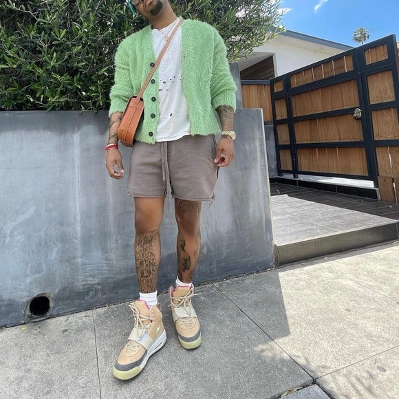 (SOIF DE LUXE) STONE FRAYED SHORTS